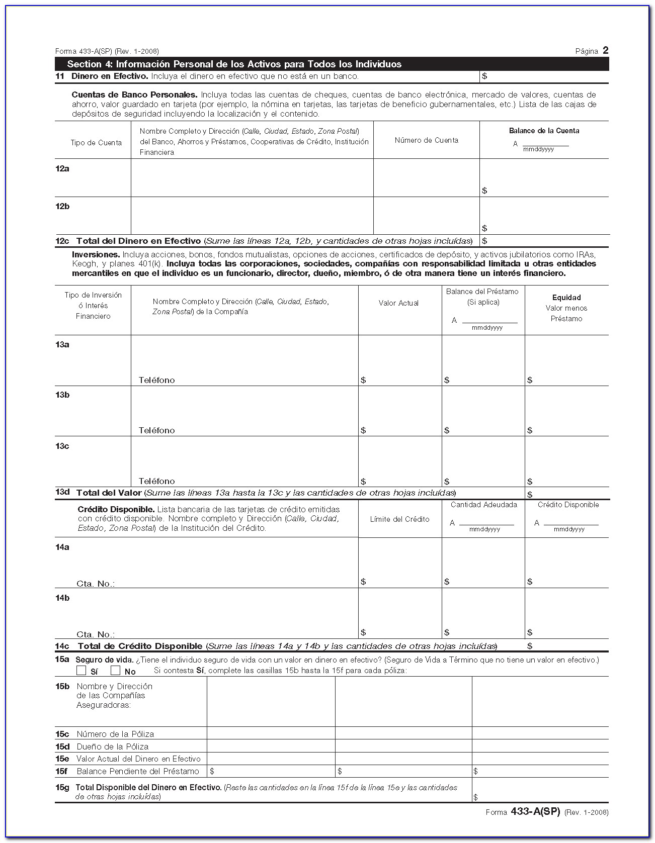 How To Fill Out Tax Form 433 D