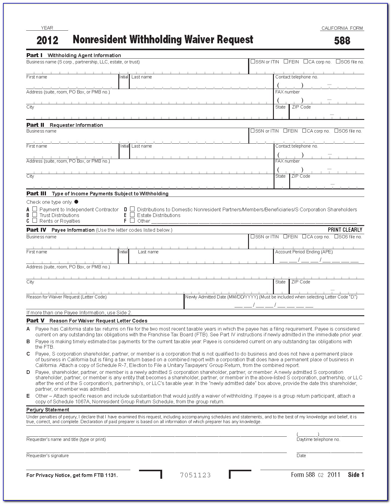 Inheritance Tax Waiver Form California