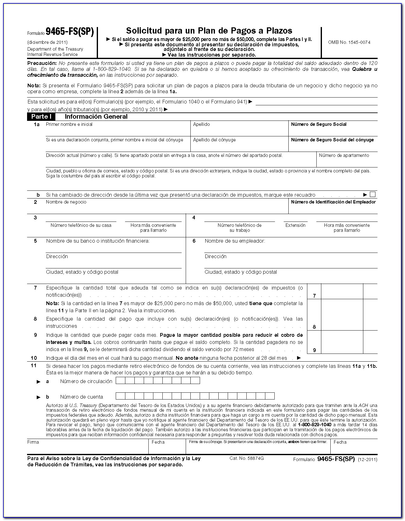 Irs Form 9465 Interest Rate