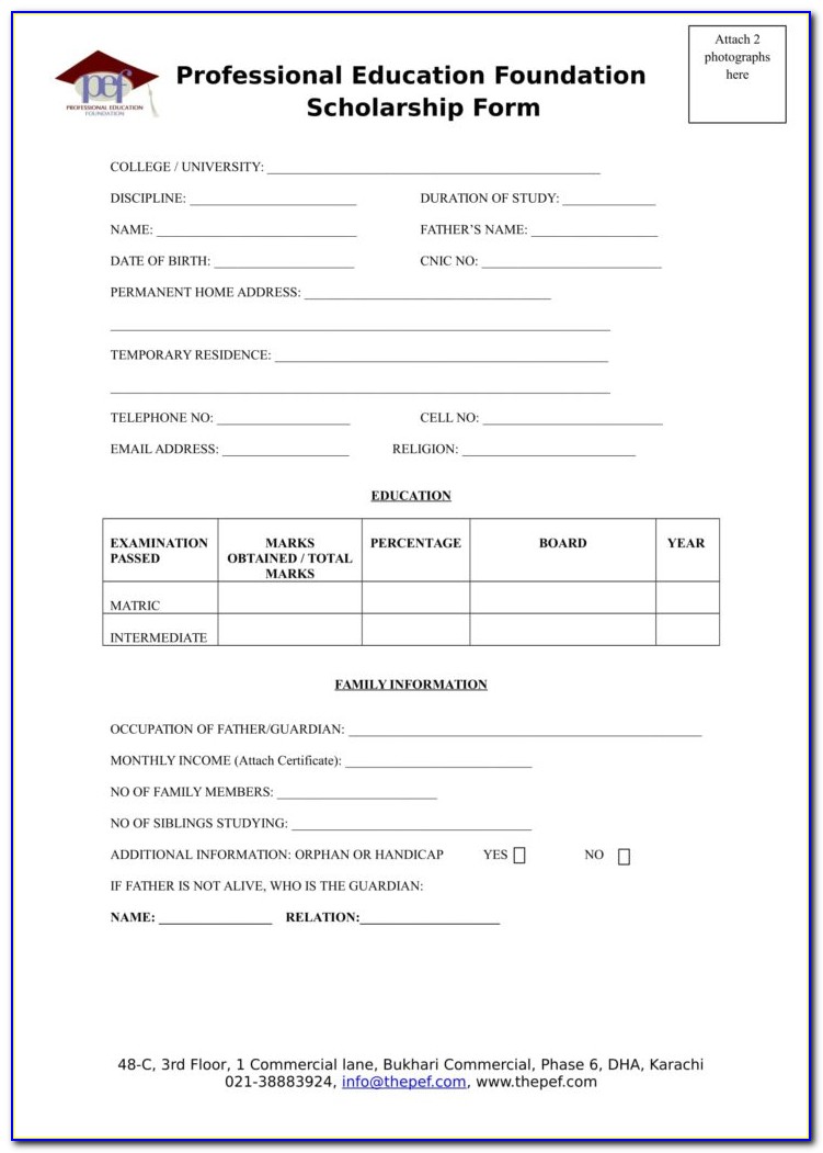 Mahaeschol Application Form