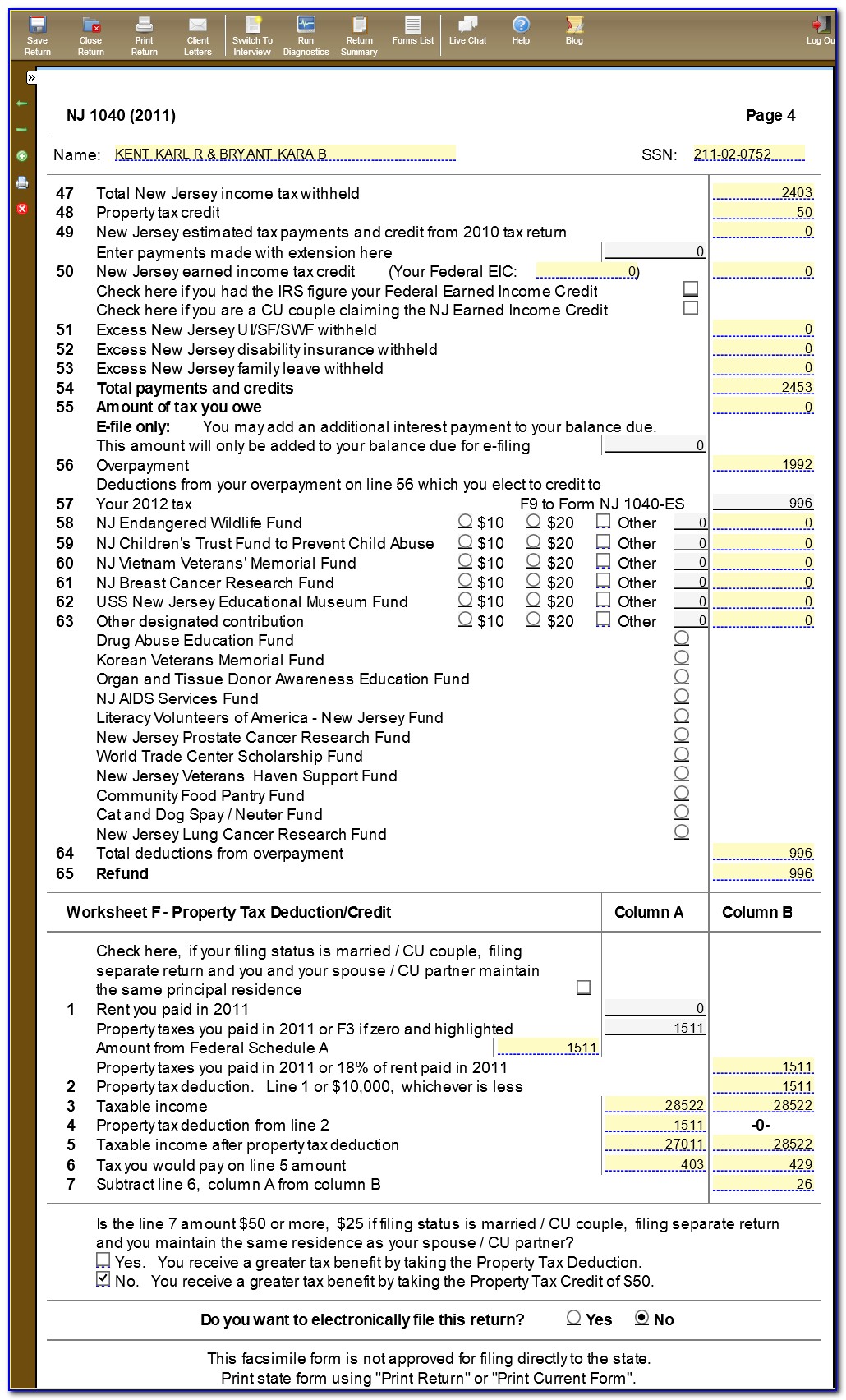 Nj 1040 Tax Form Instructions
