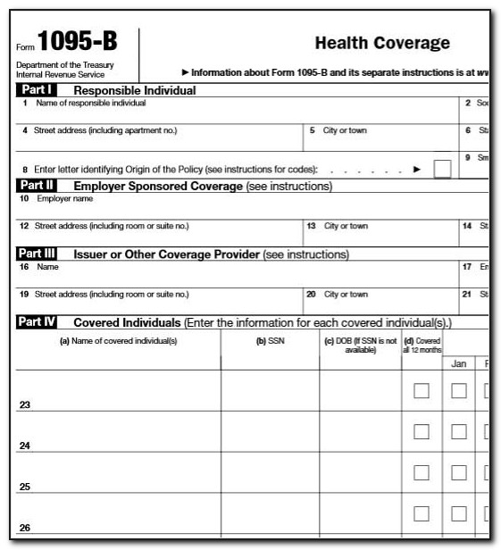 Print 1095 A Tax Form