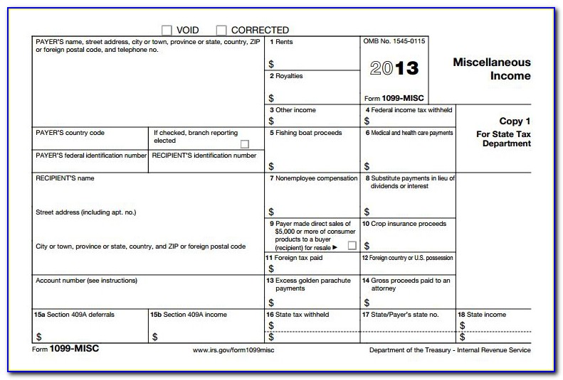 Print 1099 Misc Forms