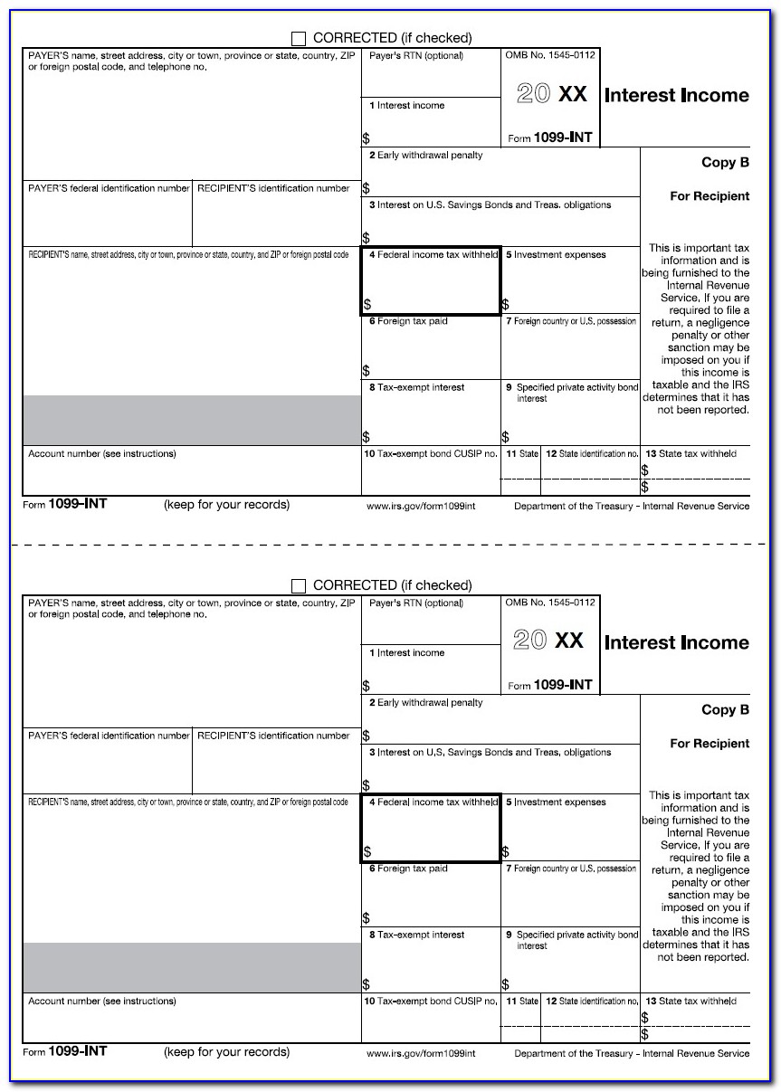 Print Blank 1099 Forms 2017
