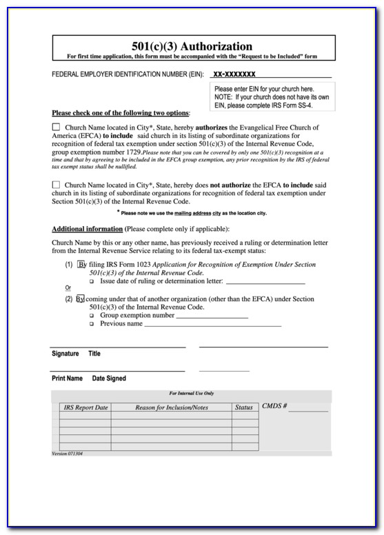 Printable 5013c Forms