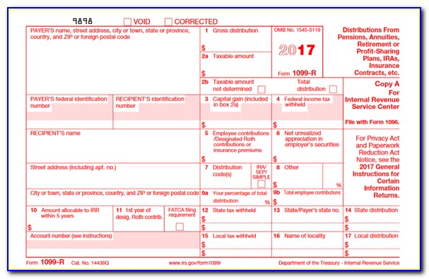 Printable Form 1099 Misc 2017