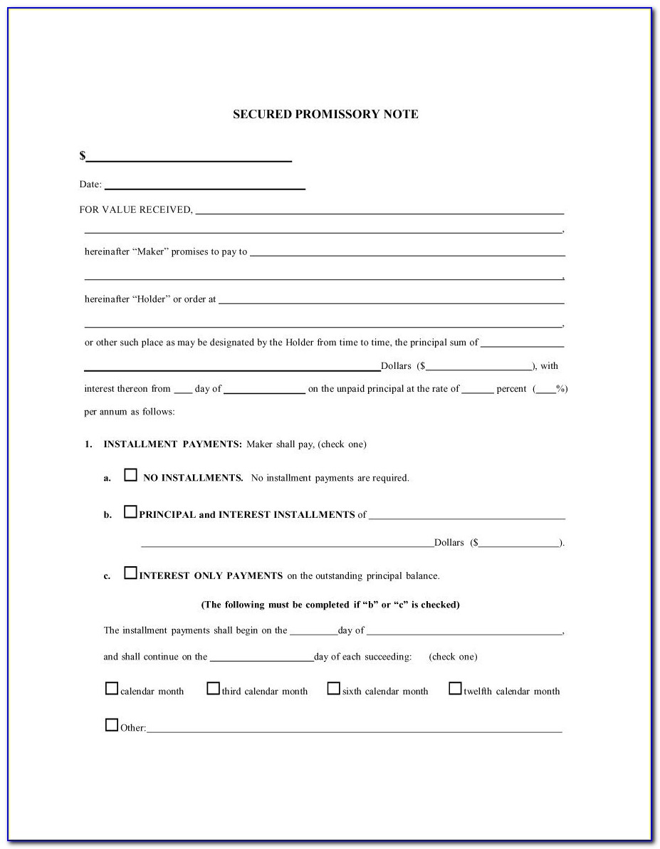45 Free Promissory Note Templates Forms Word Pdf Template Lab Free Promissory Note Template