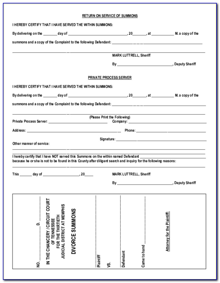 Shelby County Divorce Forms
