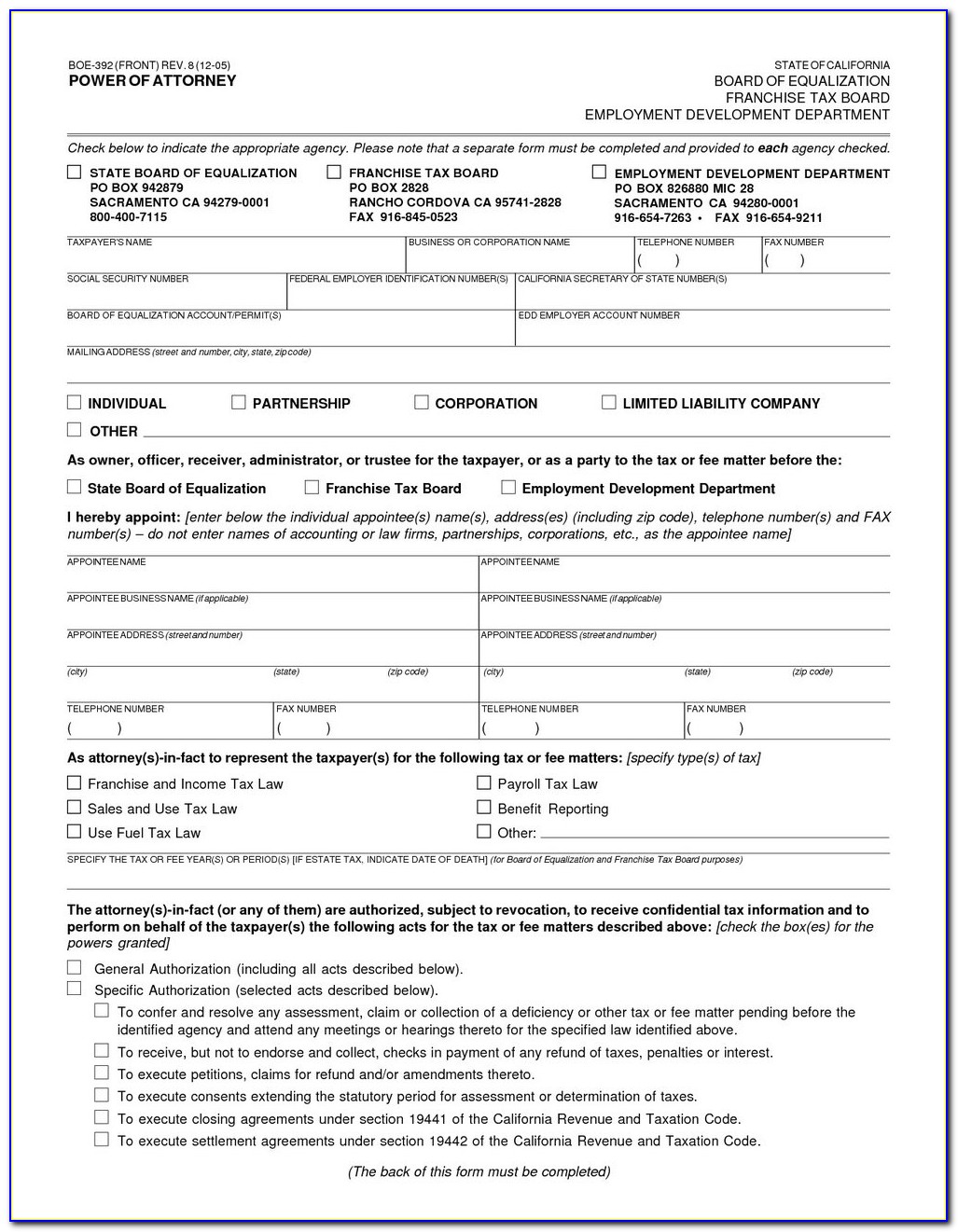 State Bar Of Michigan Durable Power Of Attorney Form