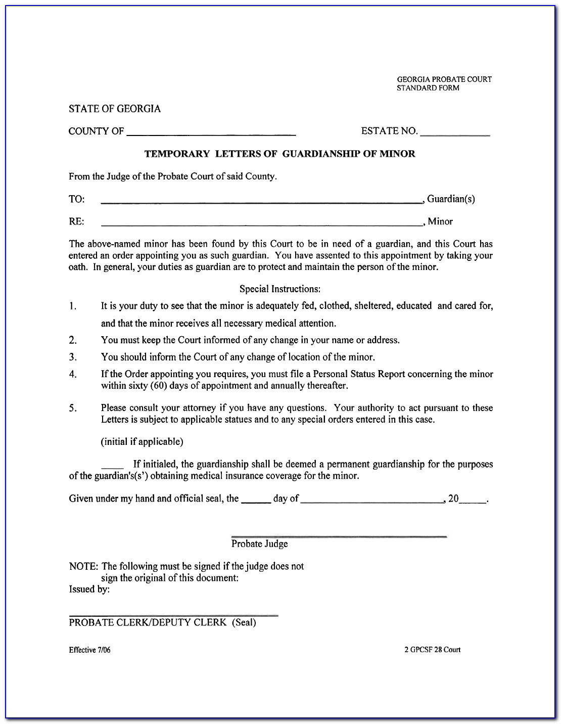 State Of Georgia Free Legal Forms