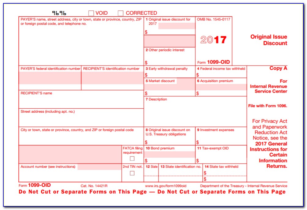 Tax Id Form For 1099