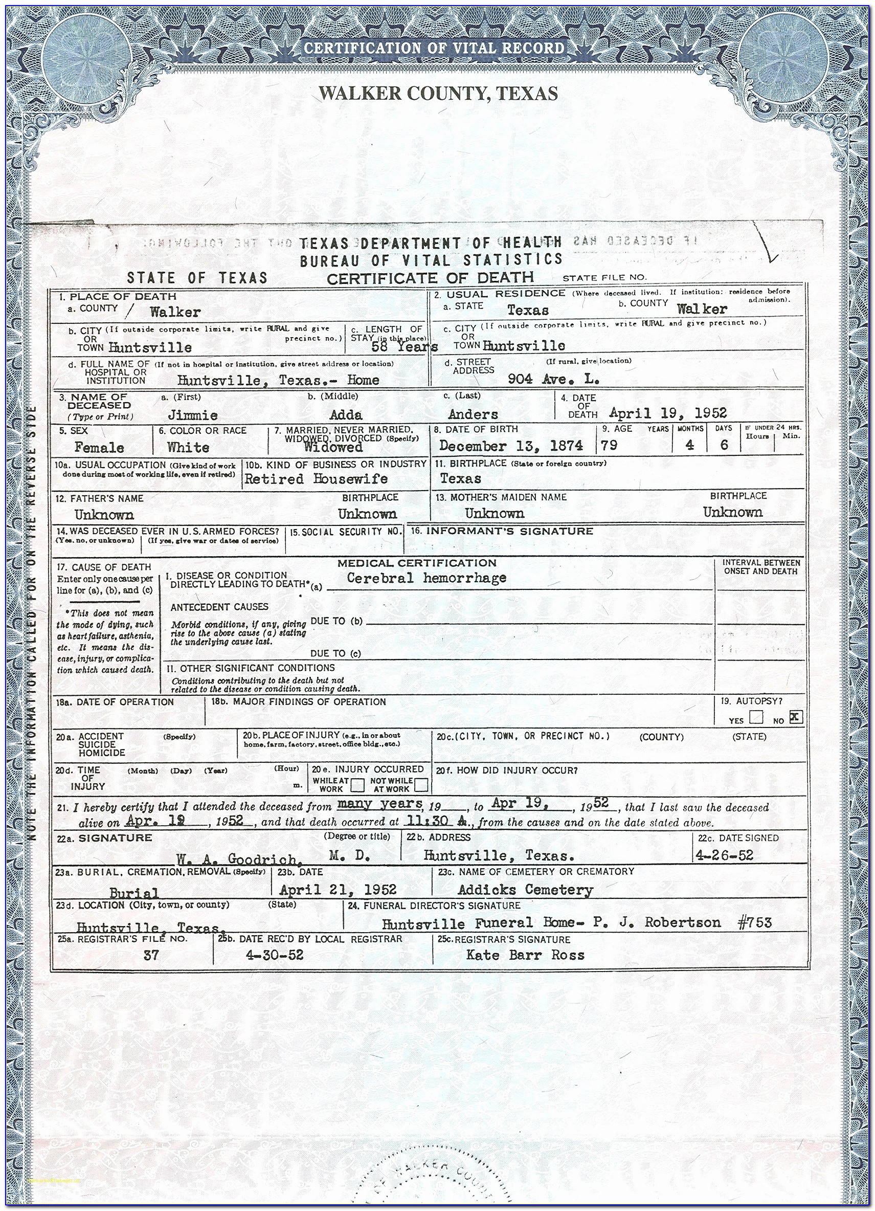 Birth Certificate Lubbock Texas Free 24 Unique Long Form Birth Certificate Texas
