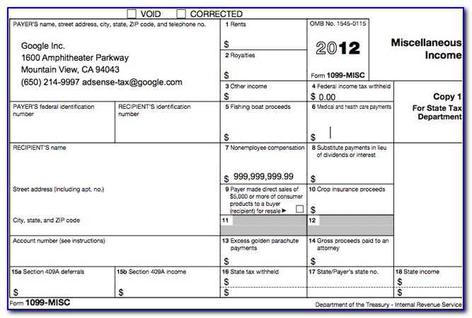 What Is A Consolidated 1099 Tax Form