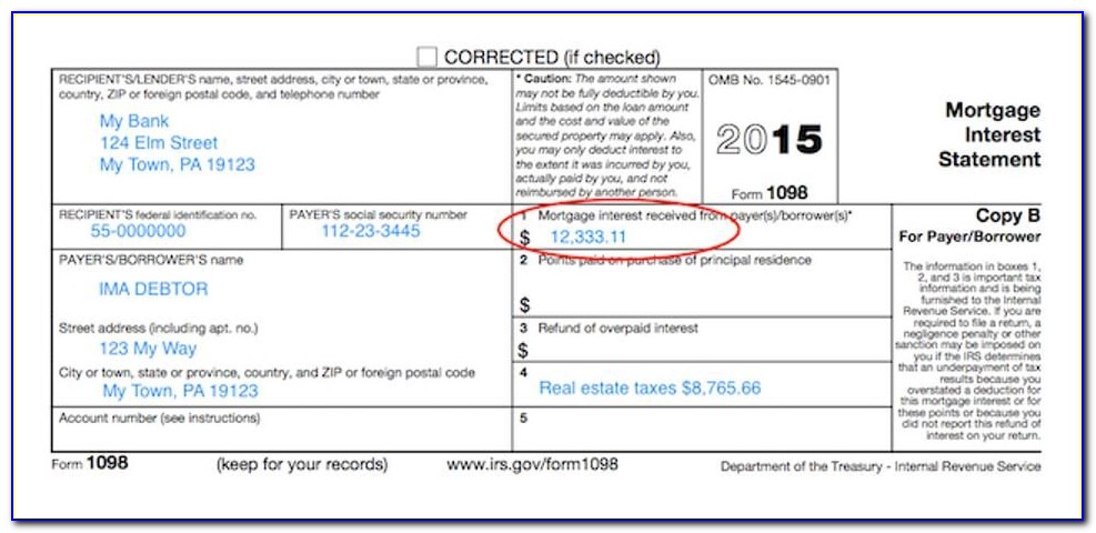 1098 T Tax Forms