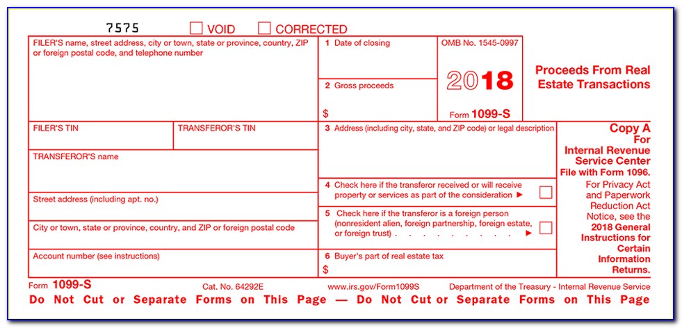 1099 And 1096 Tax Forms
