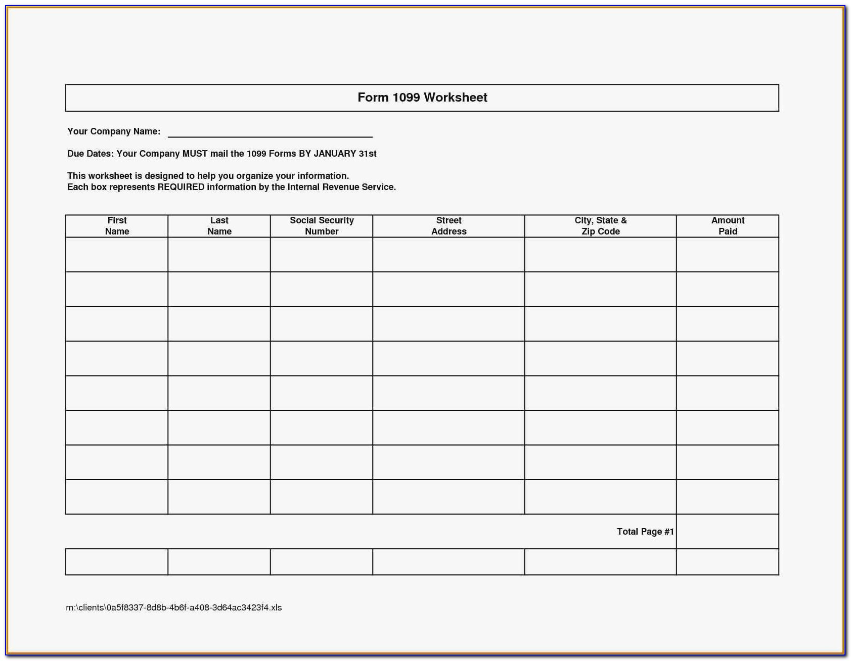 1099 Misc Form Template Excel Inspirational Groß 1099 Excel Vorlage Galerie Entry Level Resume Vorlagen