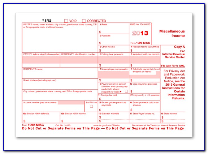 1099 Misc Forms Compatible With Quickbooks