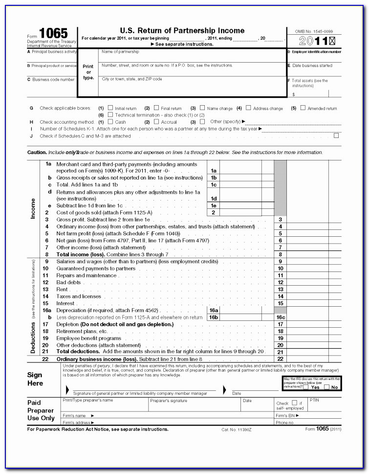 2011 Form 1040ez Instructions