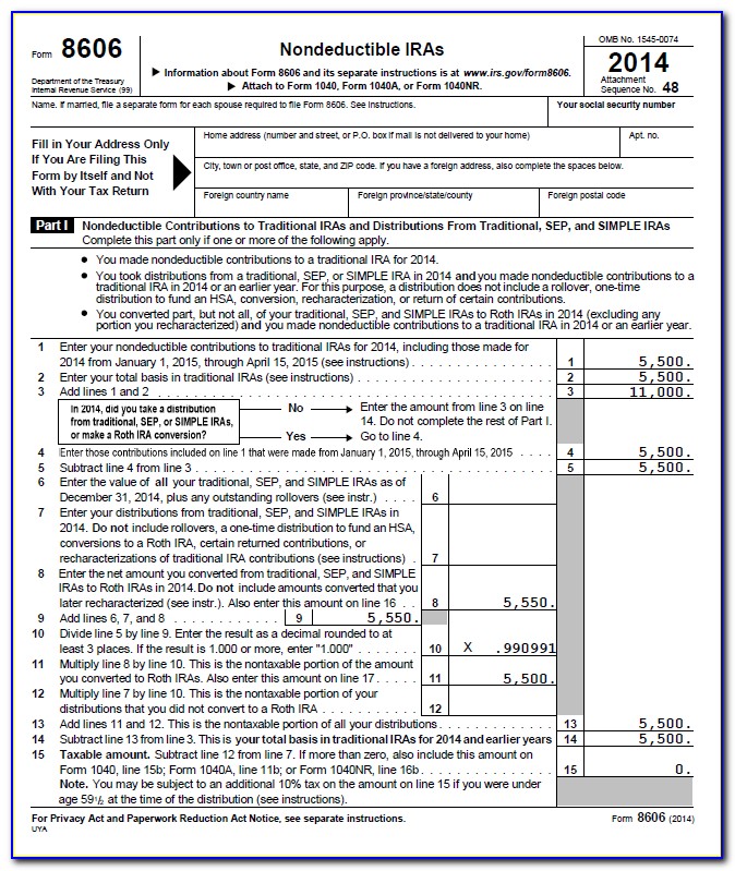 401k Conversion To Roth Ira Tax Form
