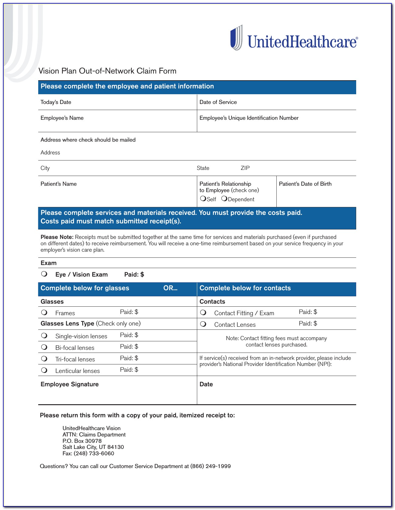 Aarp Insurance Claim Forms