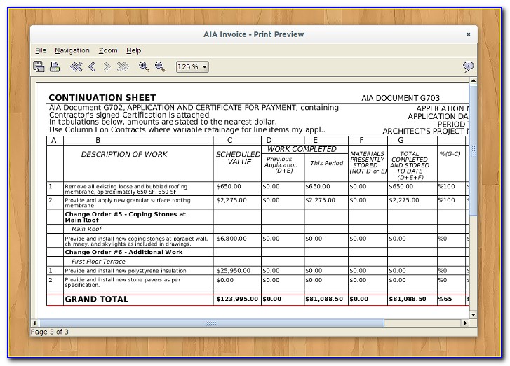 Aia G703 Fillable Form