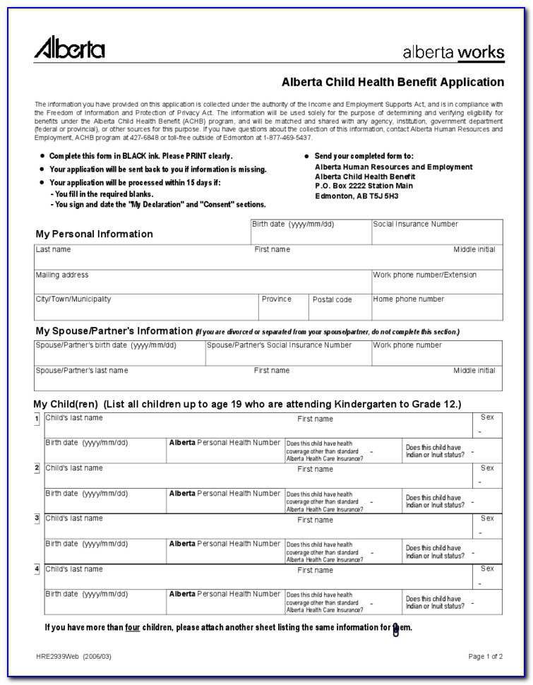 Alberta Government Power Of Attorney Form
