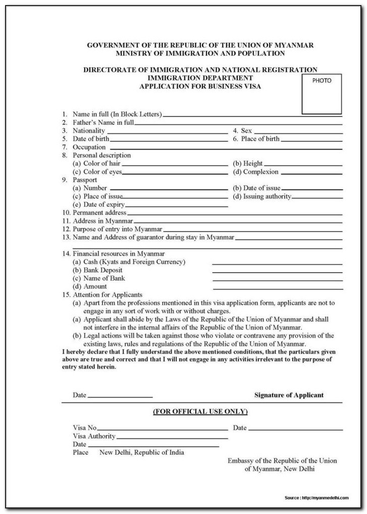 Australia Visitor Visa Application Form 600