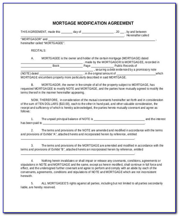 Chase Loan Modification Forms