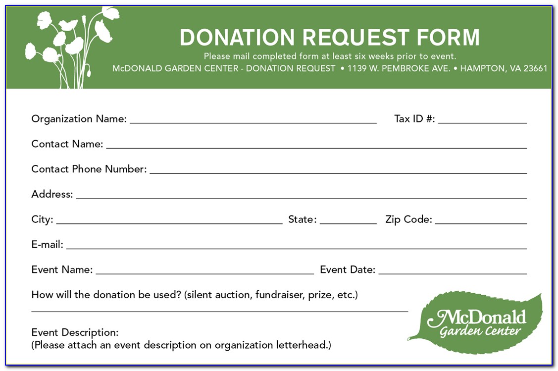Donation Forms Templates