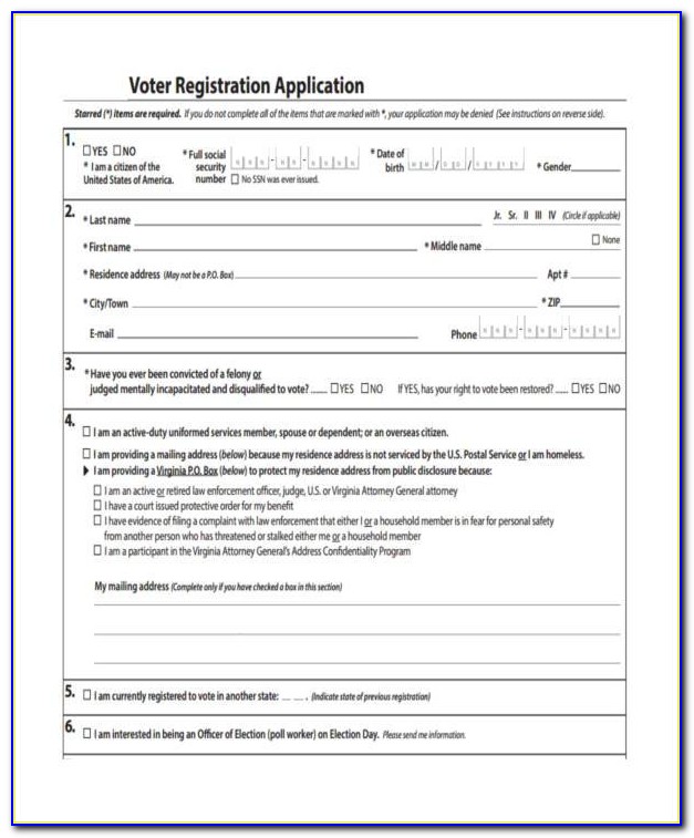Election Application Form No 6 In Marathi