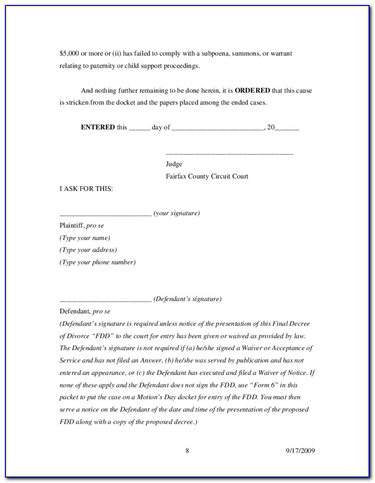 Fairfax County Juvenile Court Forms