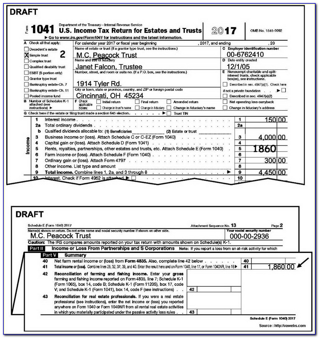 Fed Tax Form 1040 For 2017