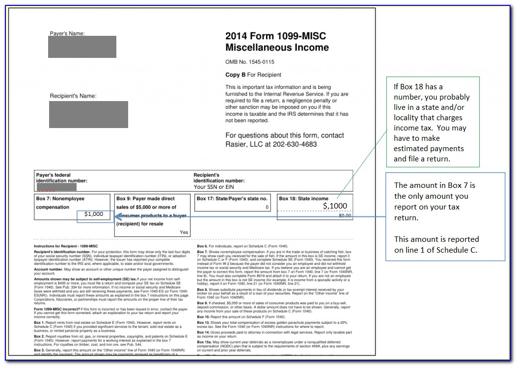Federal Income Tax Form 1099 G