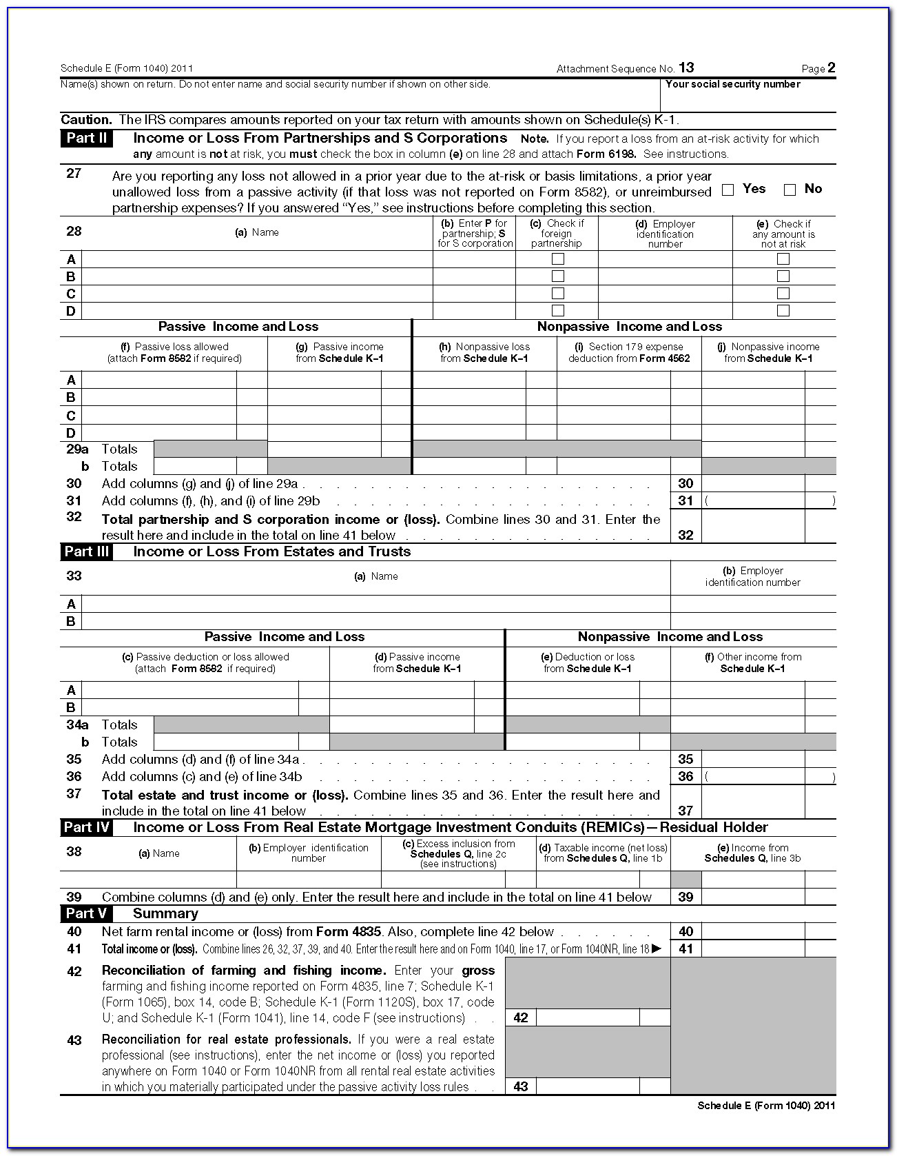 Federal Tax Form 1040a Schedule B