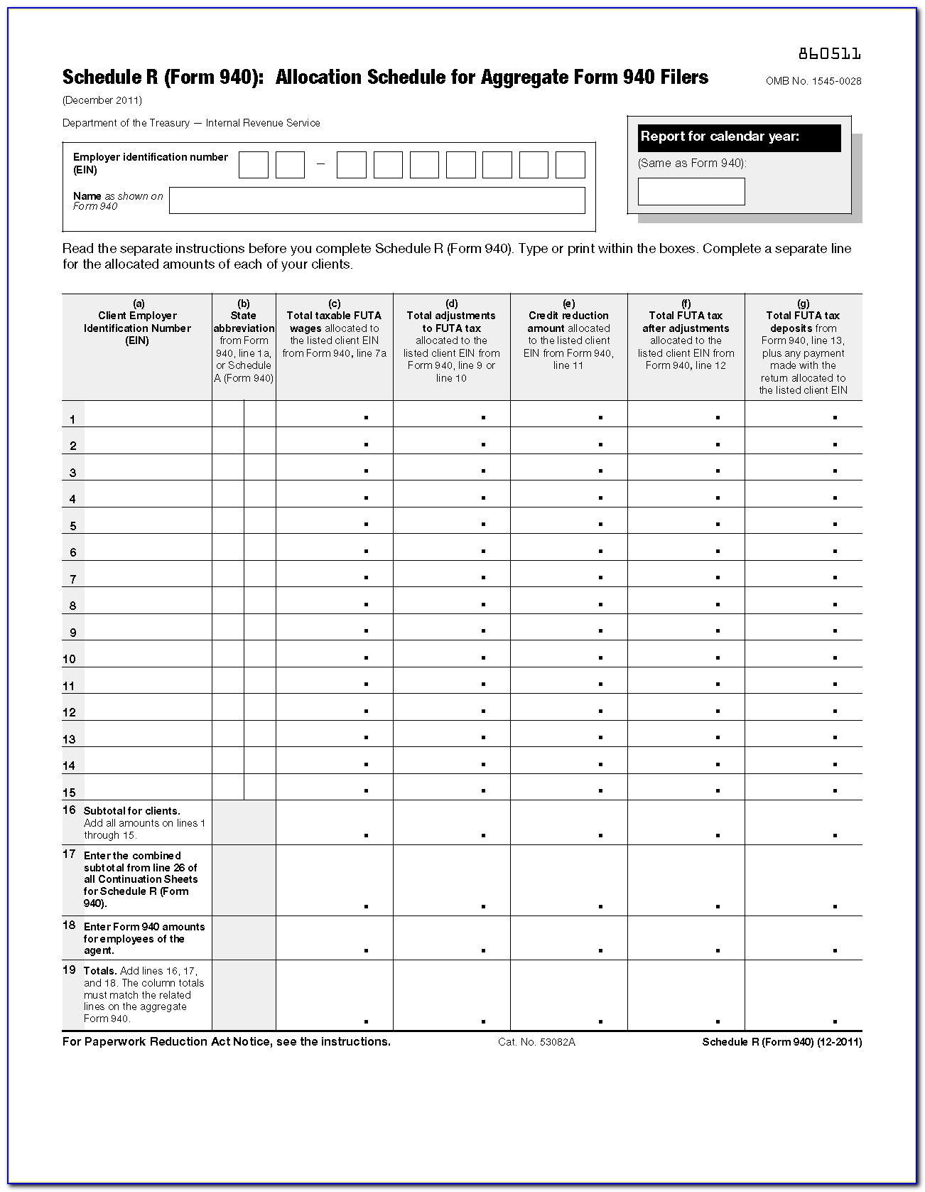 Federal Tax Form 941 Instructions
