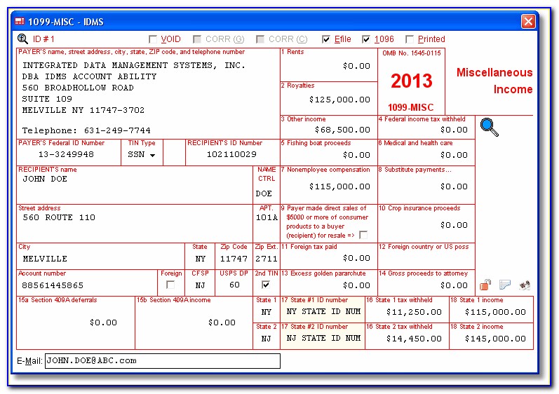 Filling Out Form 1099 R