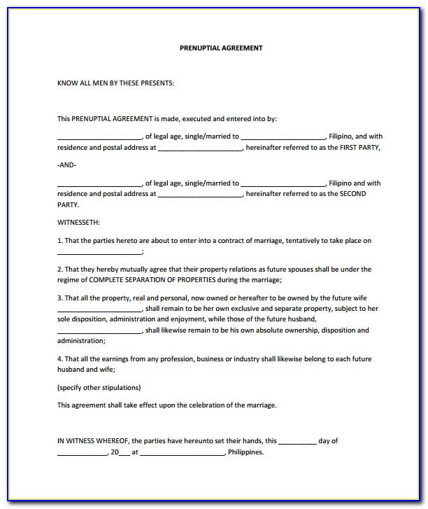 prenuptial-agreement-sample-form-philippines-form-resume-examples