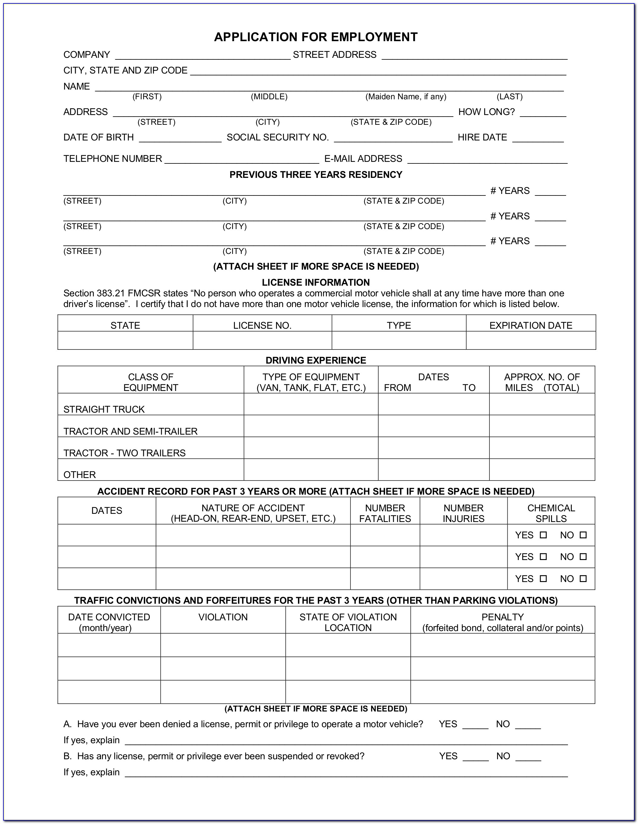 Fmcsa Annual Inspection Certification Form