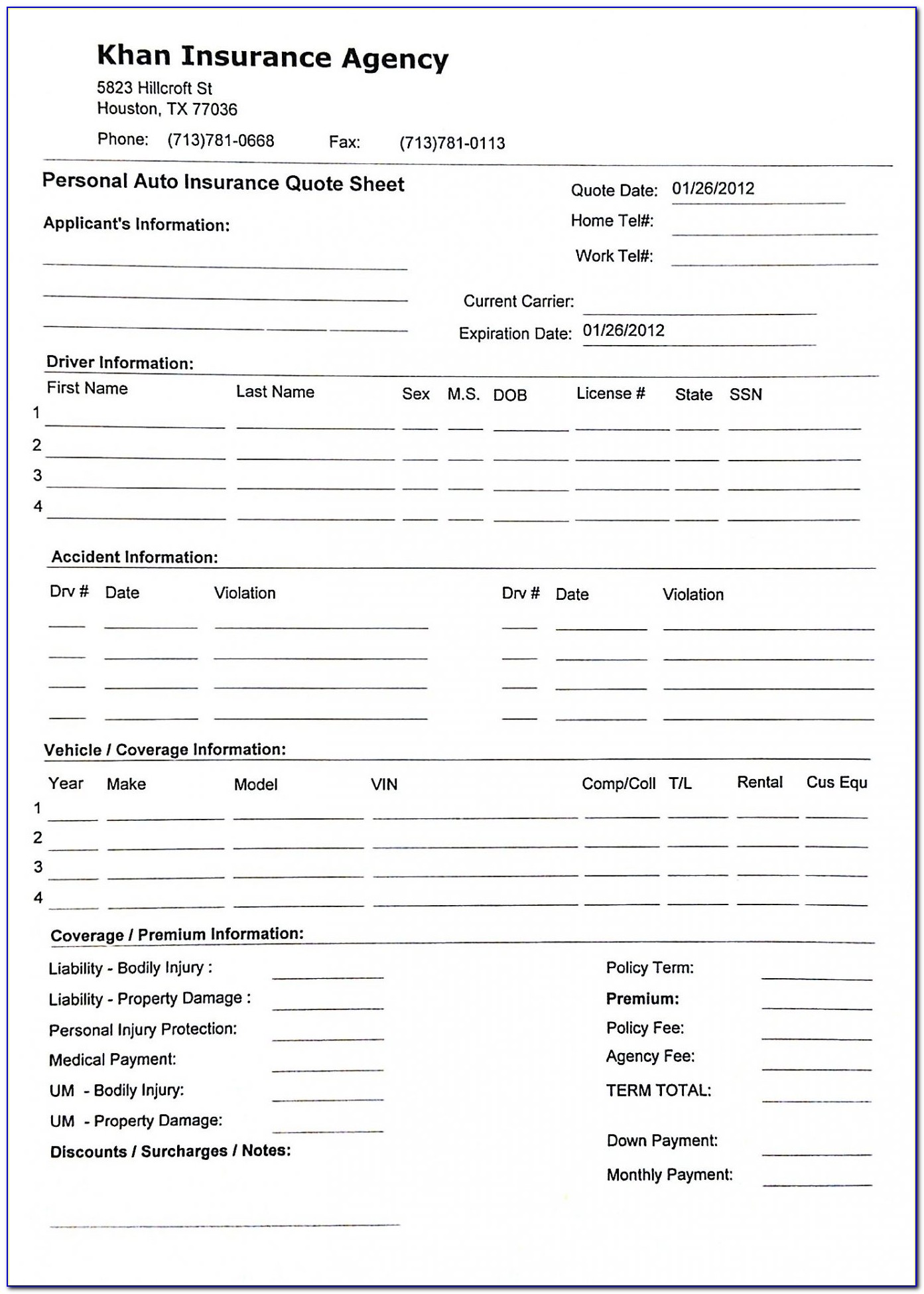 Free Printable Hcfa 1500 Claim Form