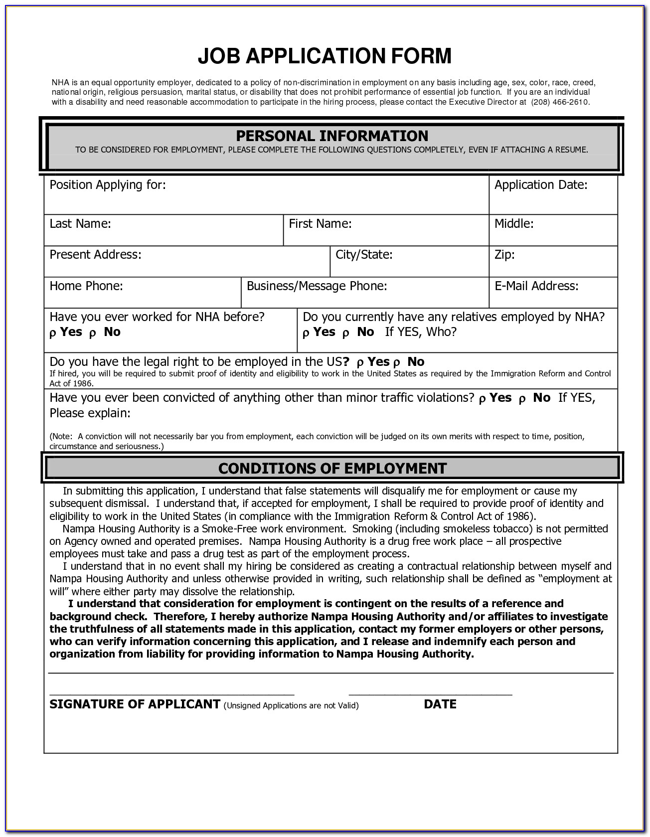 Free Sample Of Employee Evaluation Form