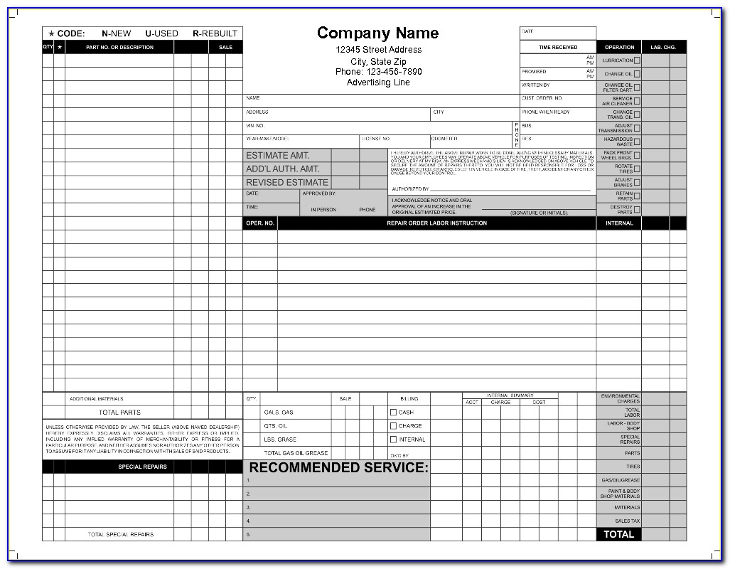 Full Color Ncr Forms