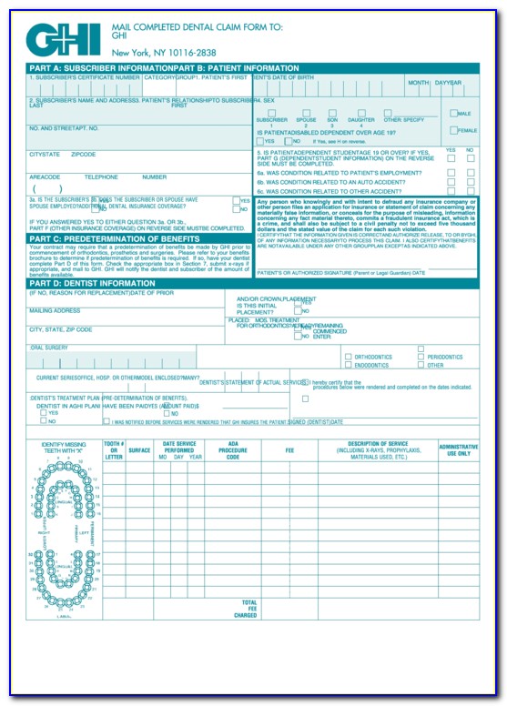 Ghi Insurance Forms
