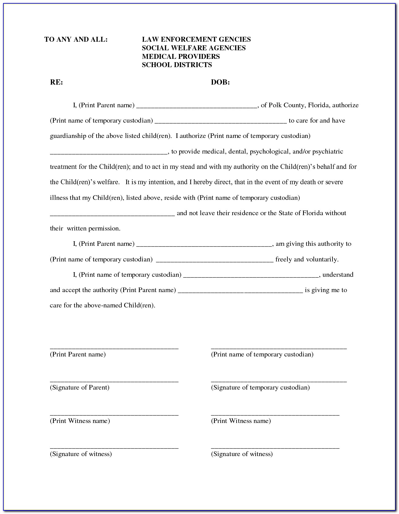 Guardianship Forms For Adults In Texas