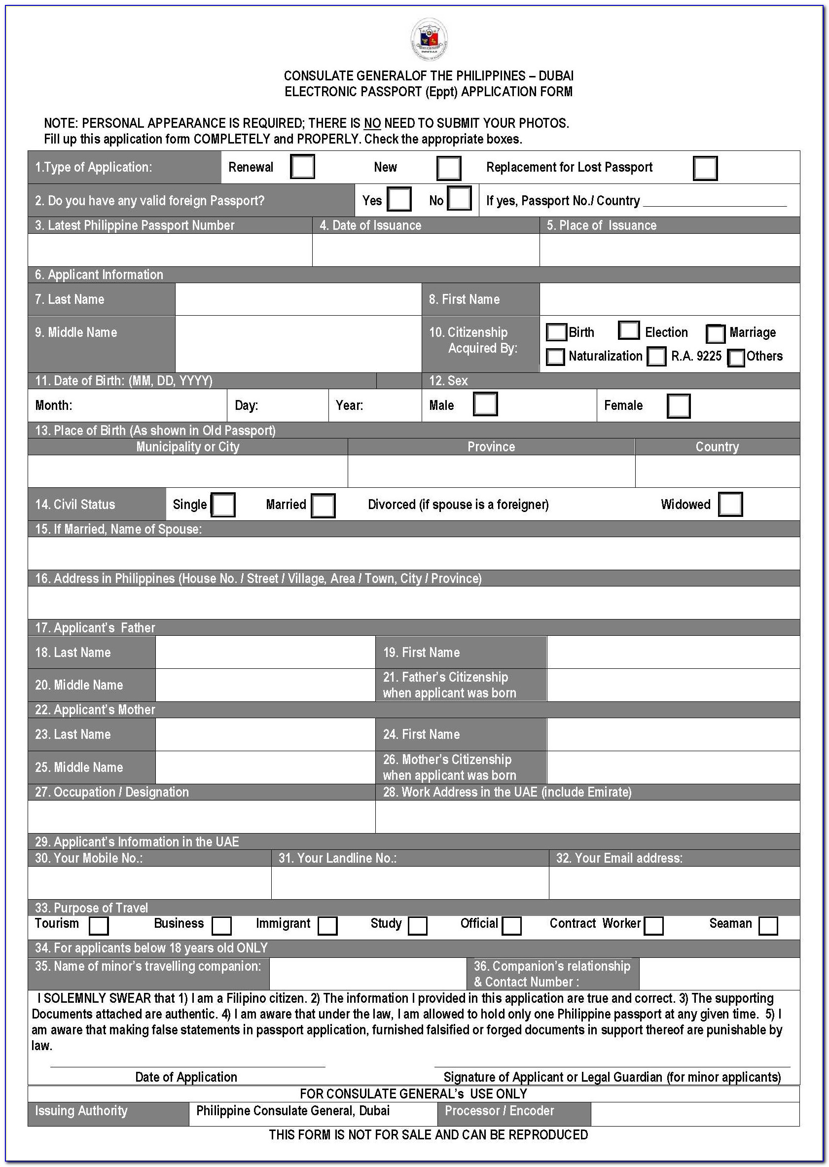 Guyana Passport Renewal Forms Online - Form : Resume ...