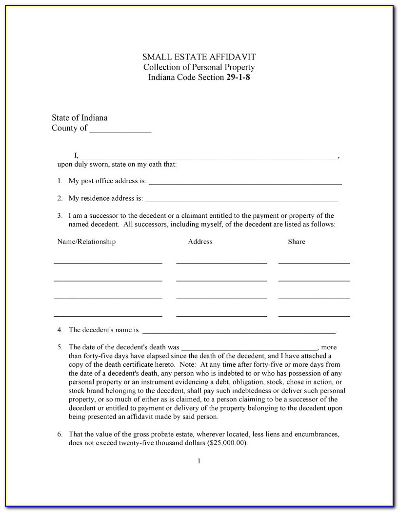 Indian Notary Format