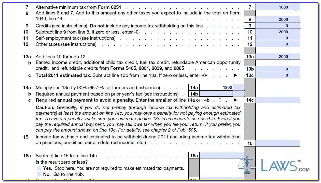 Instructions For Filling Out 1040ez Tax Form