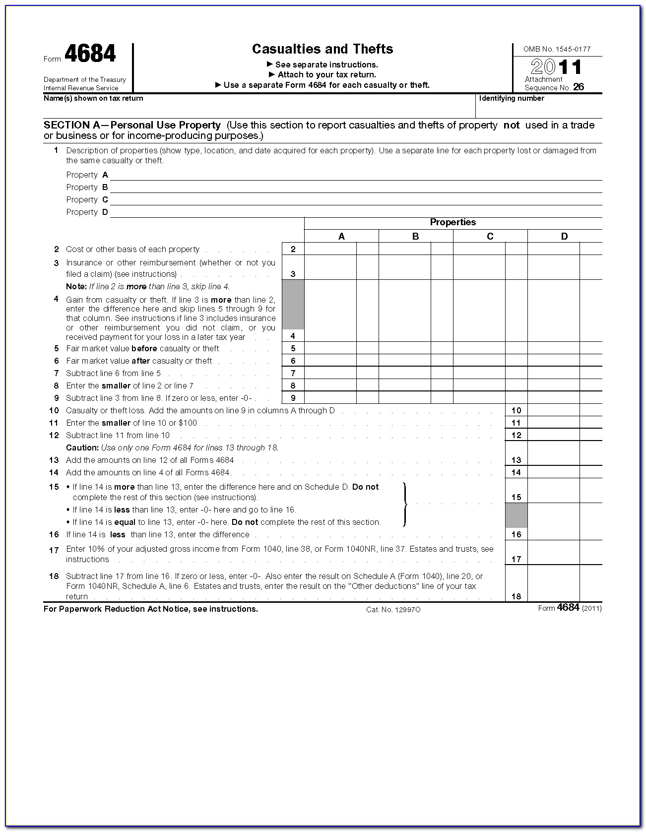 Internal Revenue Service 2014 Tax Forms