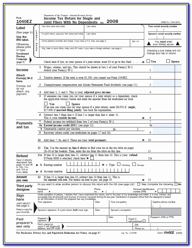 Federal Form 1040 Tax Table Unique Tax Form 1040 Vs 1040ez Form Resume Examples 96z3kkvzv0