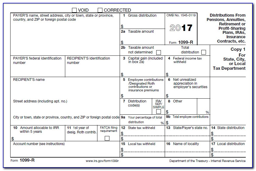 Irs 1099 Employer Form