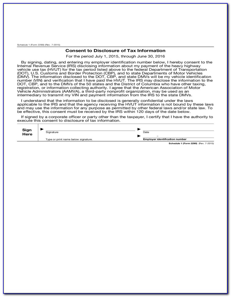 Irs Form 2290 Instructions 2016